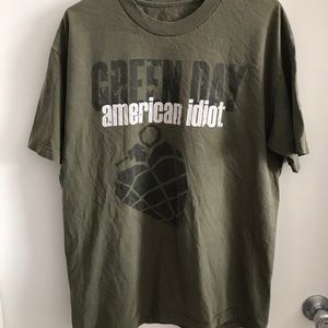 Early 2000s Green Day American Idiot tee